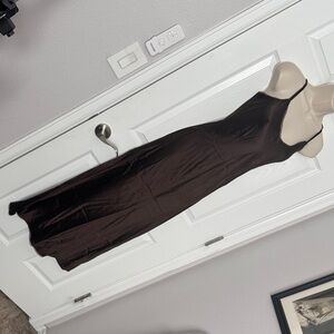 **RARE** betsy Johnson ultra label chocolate brown slip dress!